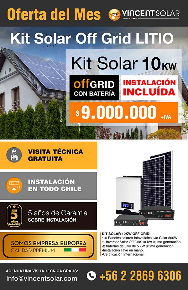 kit solar Kit Solar Hogar 10KW Offgrid Monofásico
