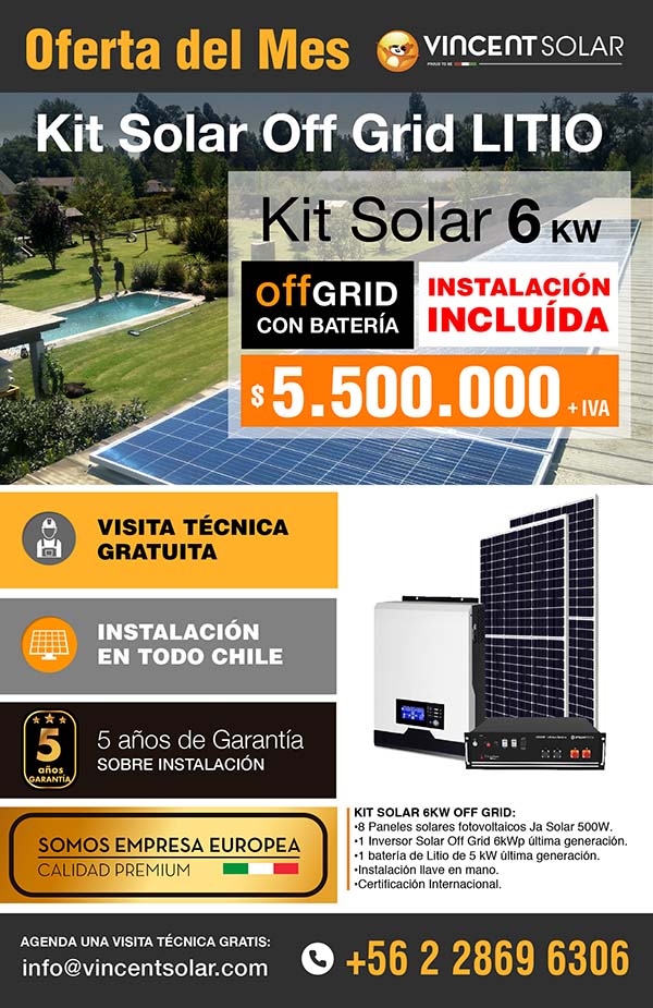 kit solar Kit Solar Hogar 6KW Offgrid Monofásico
