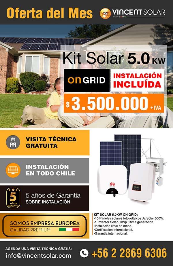 kit solar Kit Solar Hogar 5KW Ongrid Monofásico