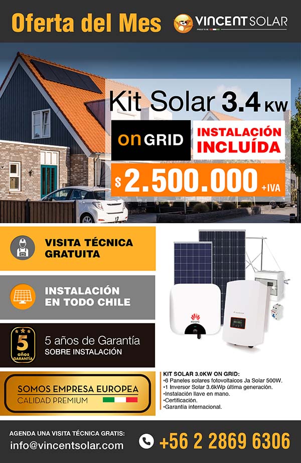 kit solar Kit Solar Hogar 3KW Ongrid Monofásico